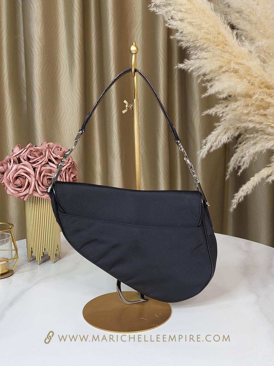 Christian Dior Nylon Saddle Bag