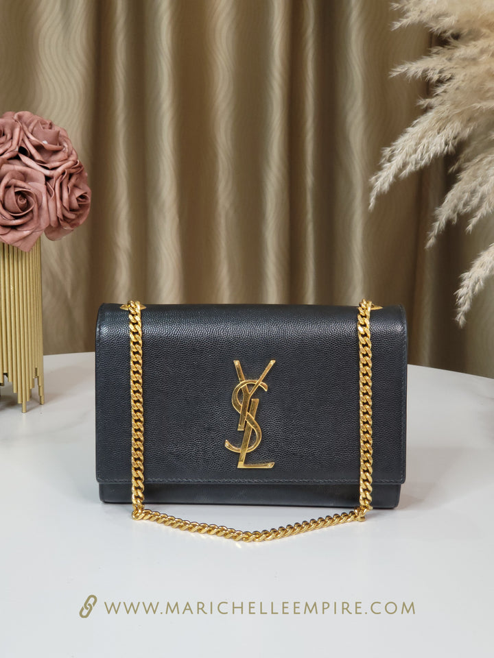 Saint Laurent Grained Kate Small Bag