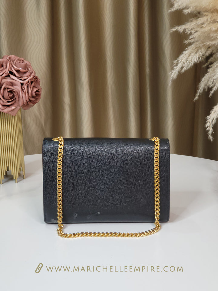 Saint Laurent Grained Kate Small Bag