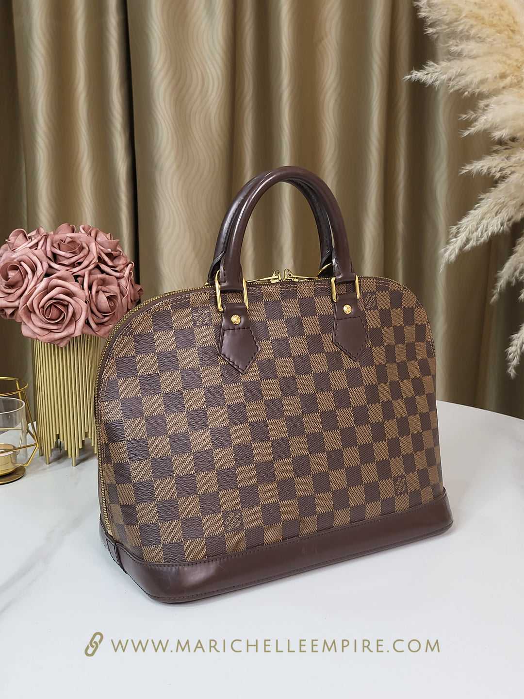 Louis Vuitton Damier Ebene Alma PM