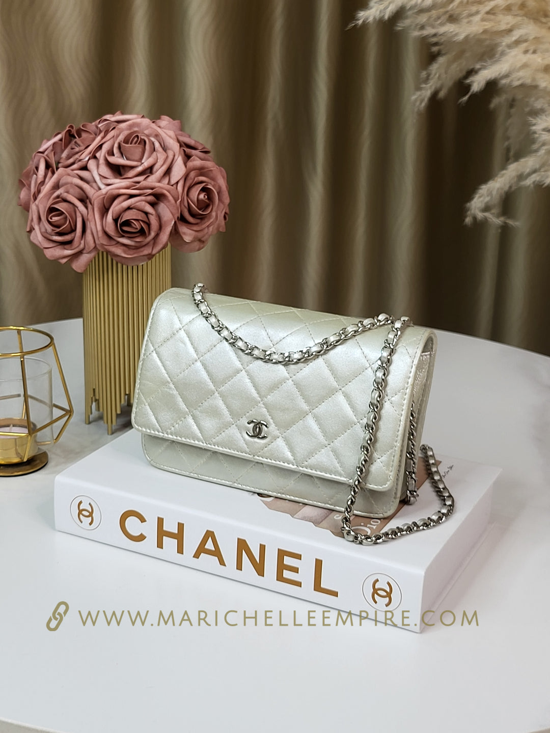 Chanel Lambskin Wallet On Chain