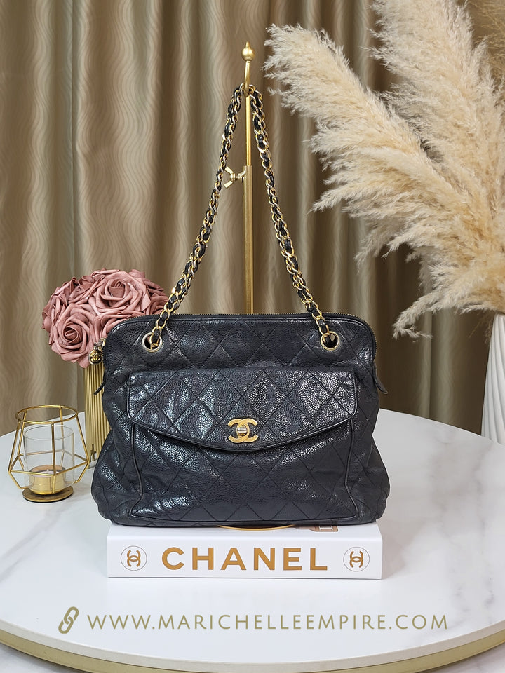 Chanel Caviar Vintage Tote Bag