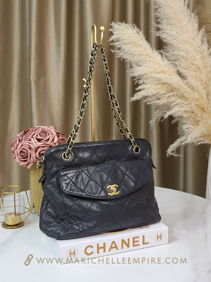 Chanel Caviar Vintage Tote Bag