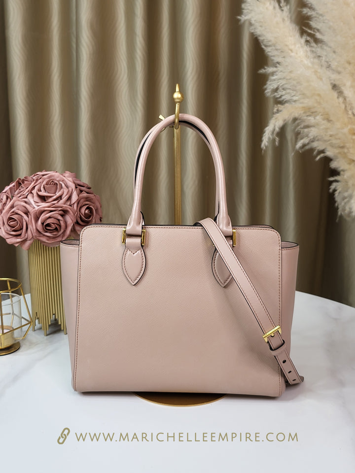 Prada Saffiano Cipria Tote Bag