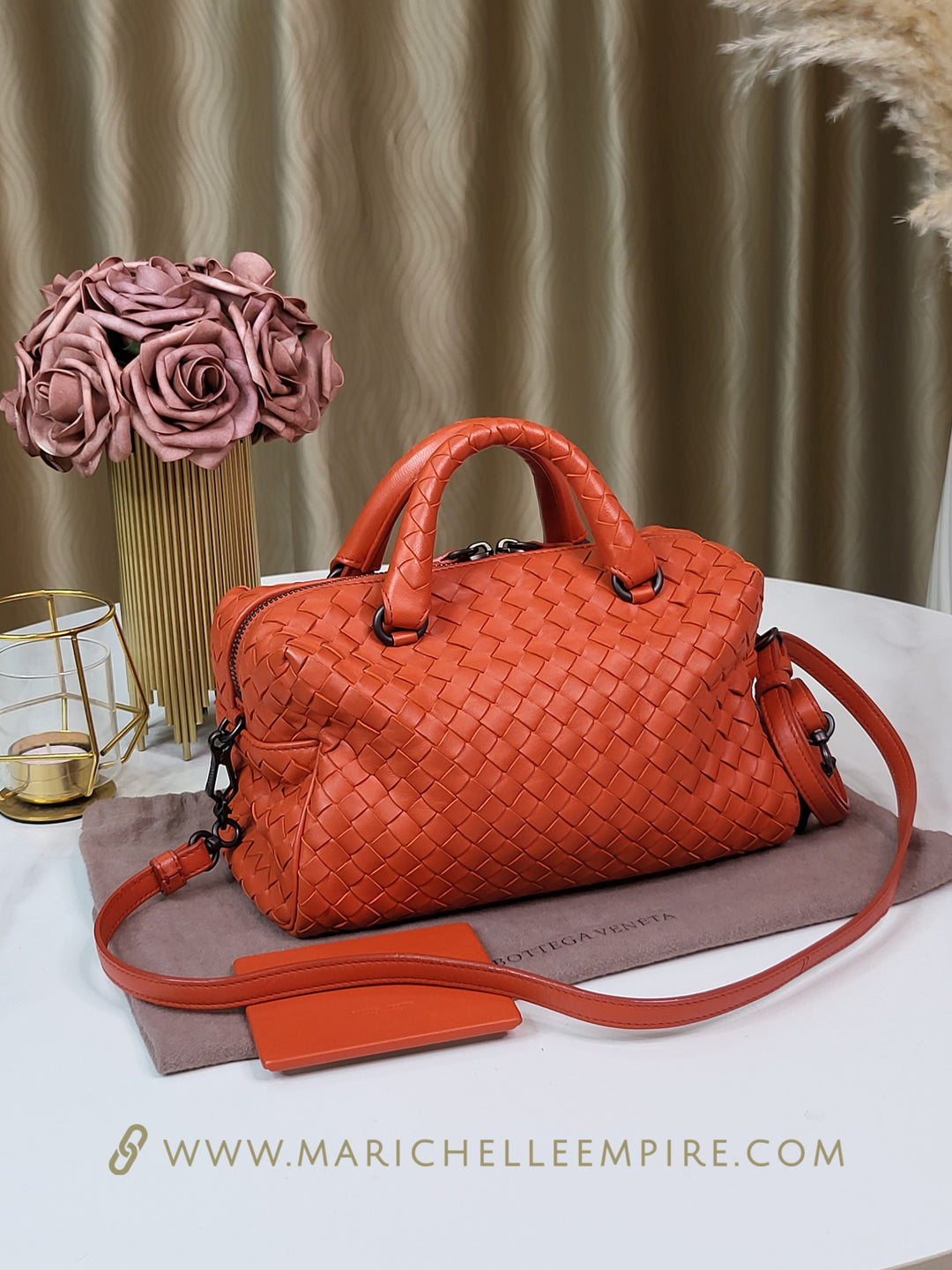 Bottega Veneta Intrecciato Mini Boston