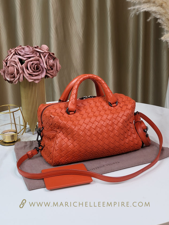 Bottega Veneta Intrecciato Mini Boston