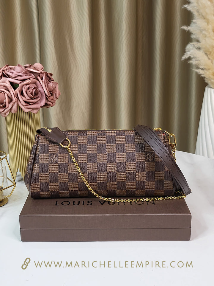 Louis Vuitton Damier Ebene Eva Clutch