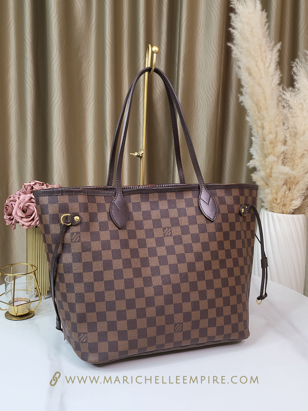 Louis Vuitton Damier Ebene Neverfull MM