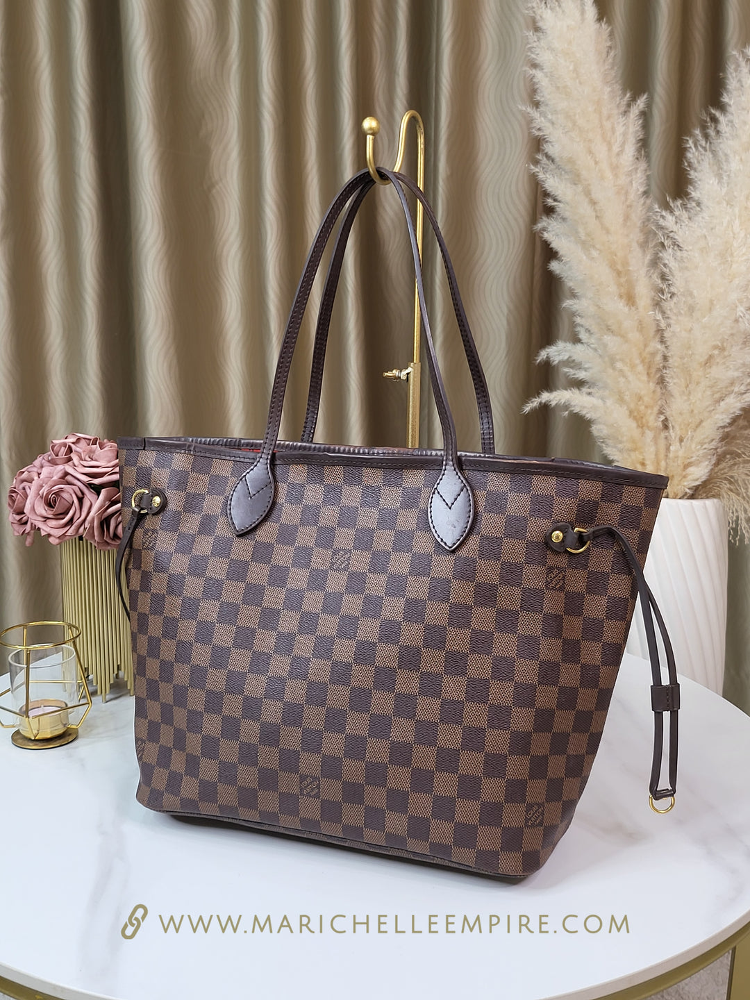Louis Vuitton Damier Ebene Neverfull MM