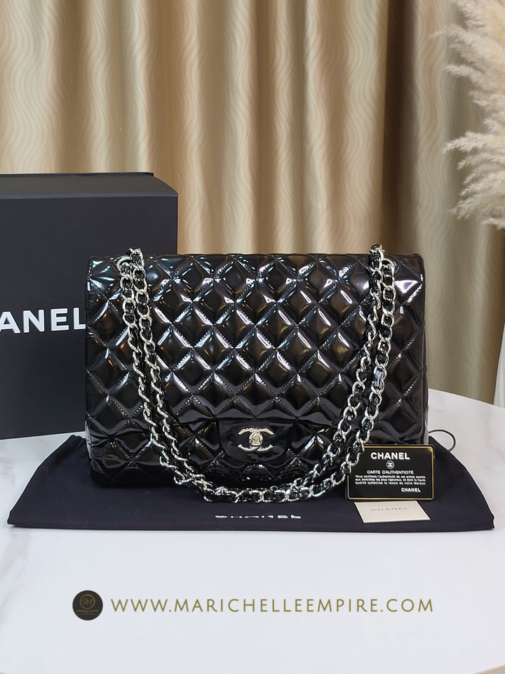 Chanel Patent Maxi Single Flap