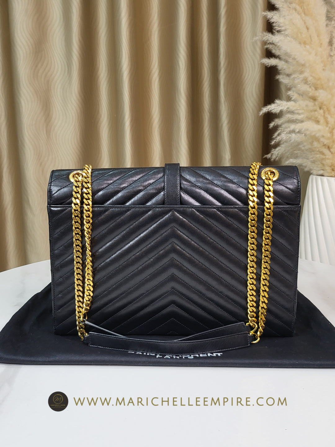 Saint Laurent Calf Envelope Large