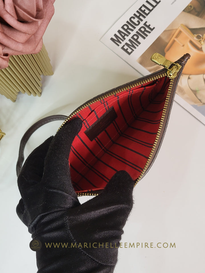 Louis Vuitton Damier Ebene Neverfull Pouch