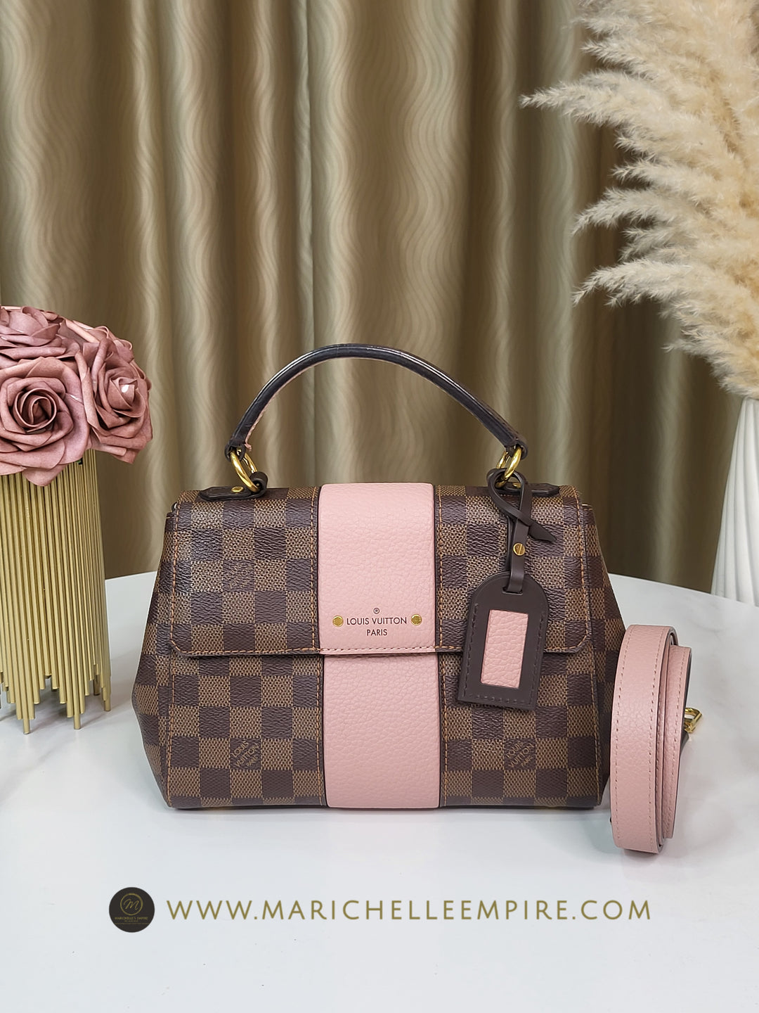 Louis Vuitton Damier Ebene Magnolia Bond Street BB – Marichelle's