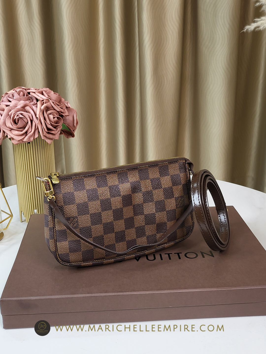 Louis Vuitton Damier Ebene Pochette Accessories