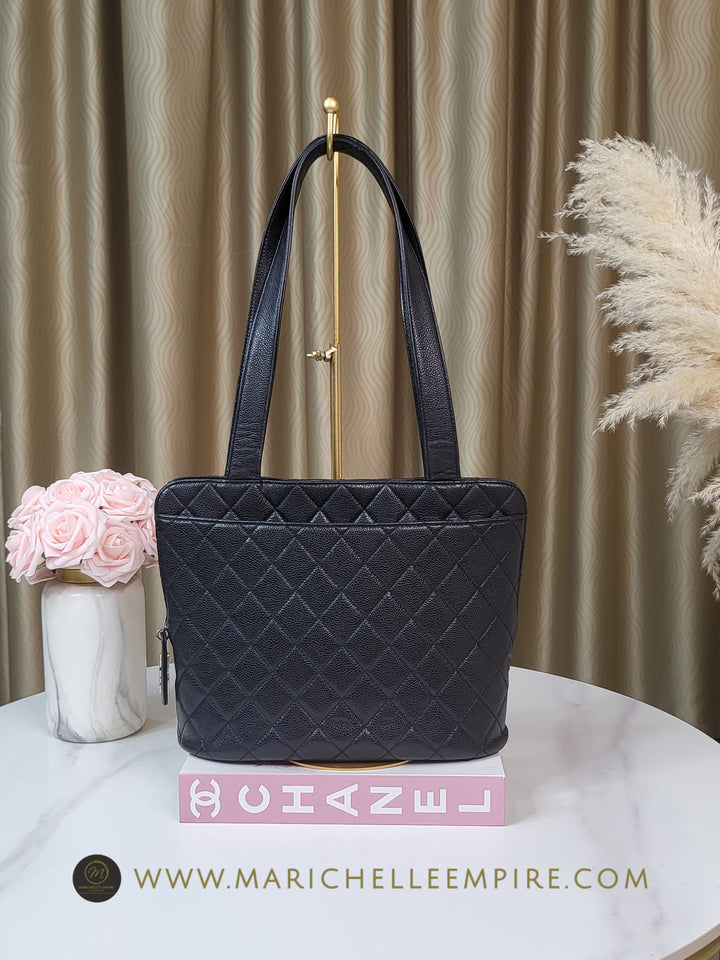 Chanel Caviar Vintage Coco Tote Bag