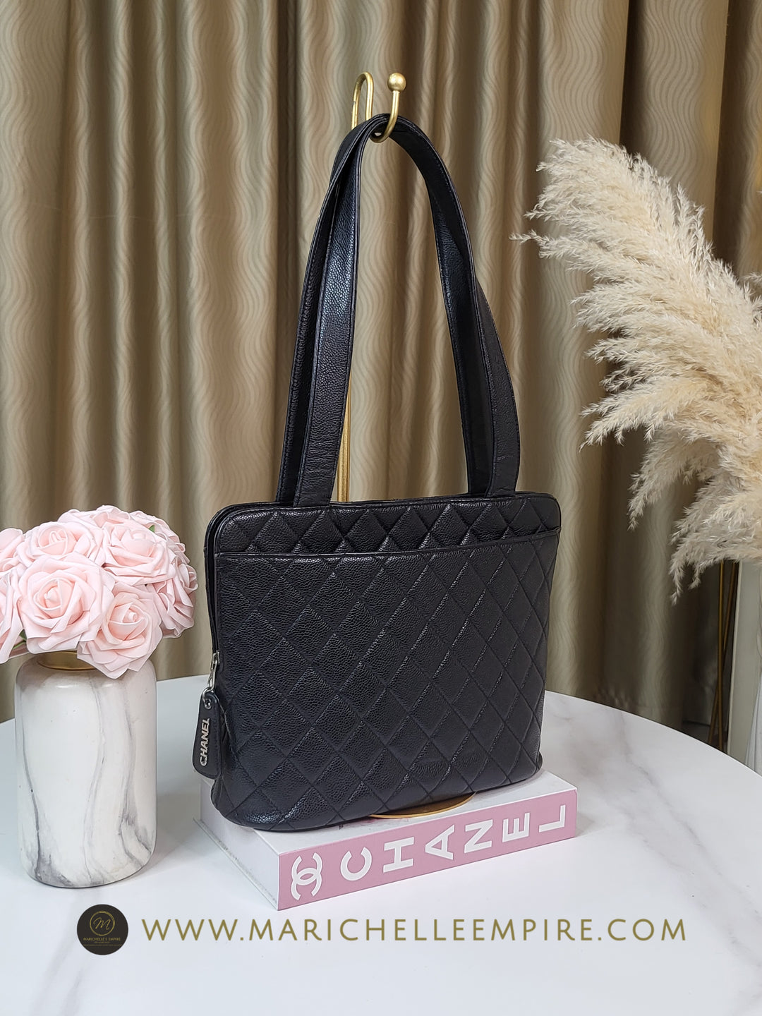 Chanel Caviar Vintage Coco Tote Bag