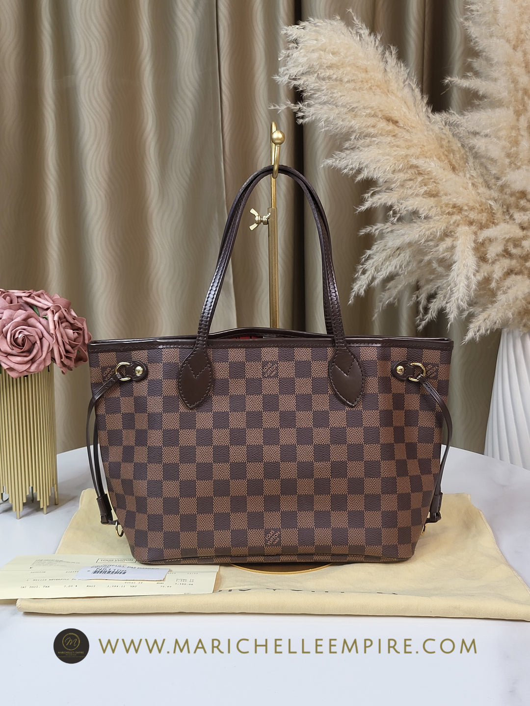 Louis Vuitton Damier Ebene Neverfull PM