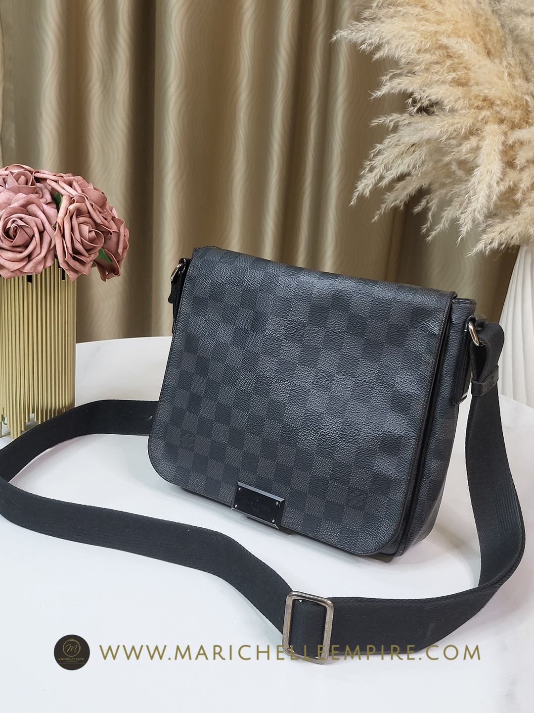 Louis Vuitton Damier Graphite District PM