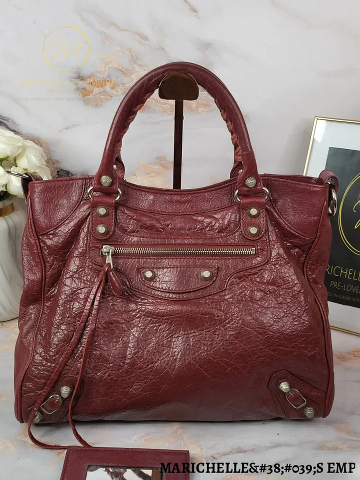 Balenciaga Agneu Giant 12 Bag Tote Bag