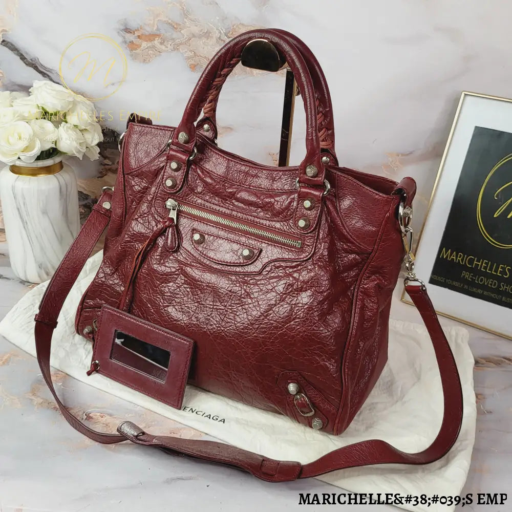 Balenciaga Agneu Giant 12 Bag Tote Bag