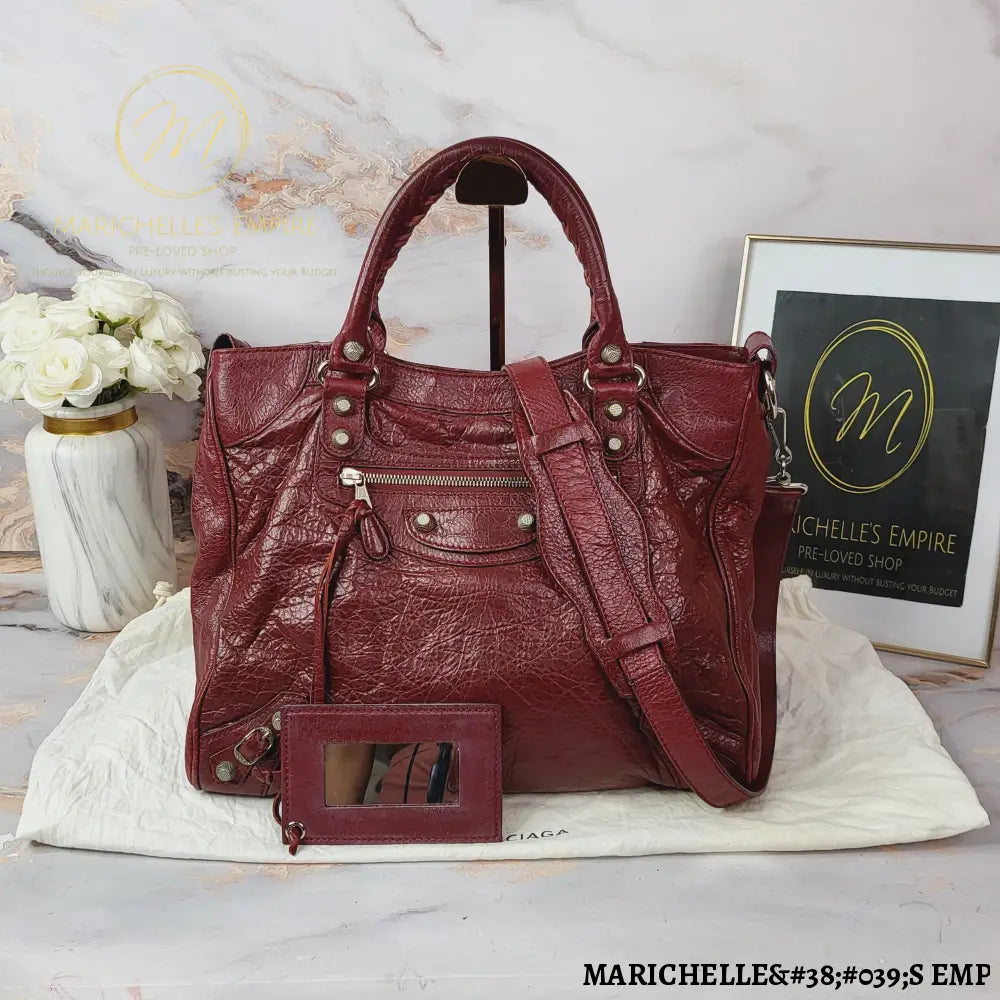 Balenciaga Agneu Giant 12 Bag Tote Bag