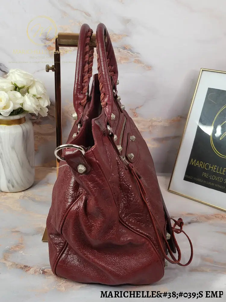 Balenciaga Agneu Giant 12 Bag Tote Bag