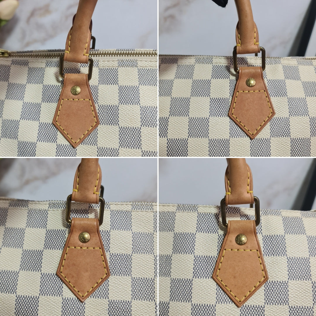 LOUISVUITTON Damier Azur Speedy 35 - Marichelle's Empire 