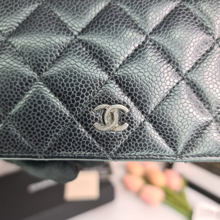 CHANEL Caviar Yen Wallet - Marichelle's Empire 