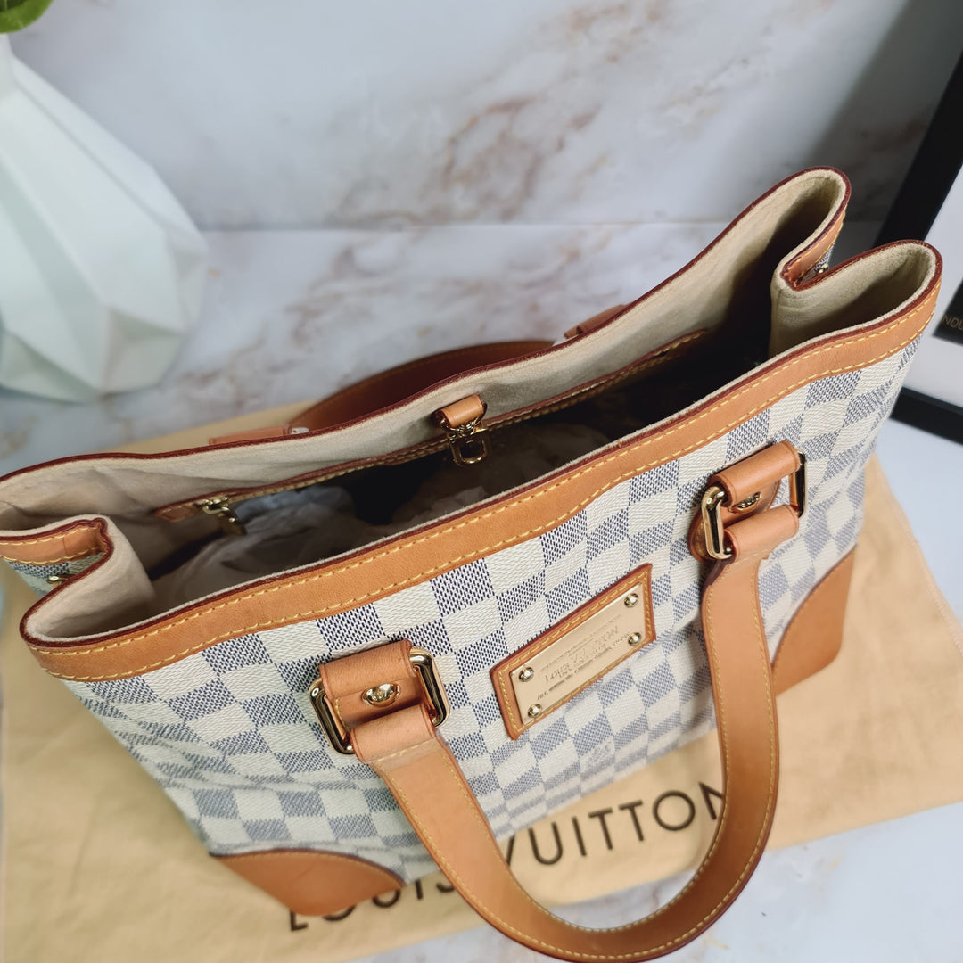 LOUISVUITTON Damier Azur Hampstead PM - Marichelle's Empire 