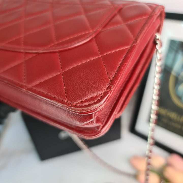 CHANEL Lambskin Wallet on Chain ( WOC ) - Marichelle's Empire 