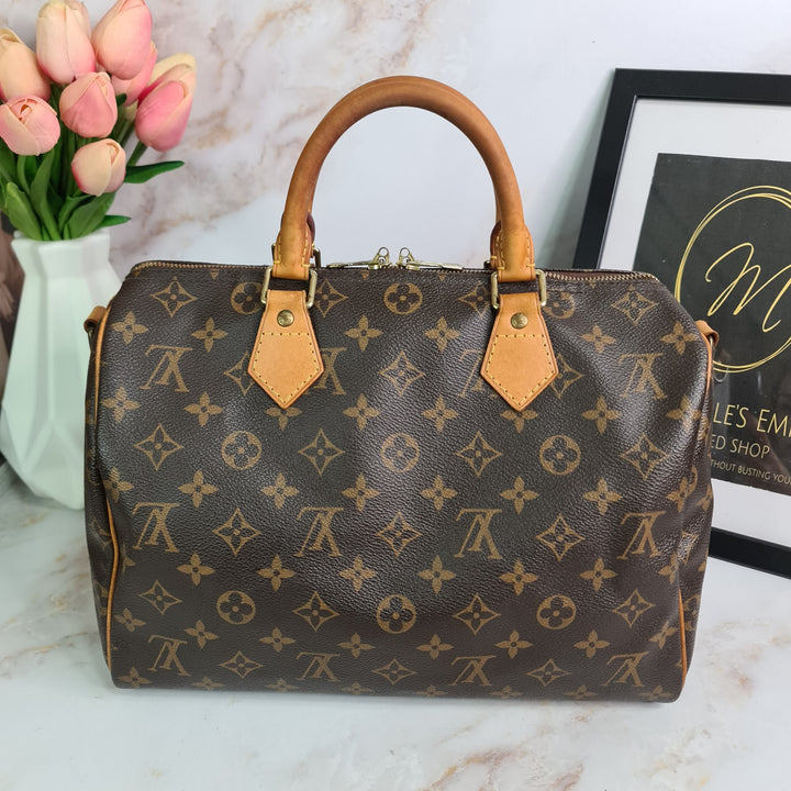 L O U I S V U I T T O N  Monogram Speedy 30 Bandouliere - Marichelle's Empire 