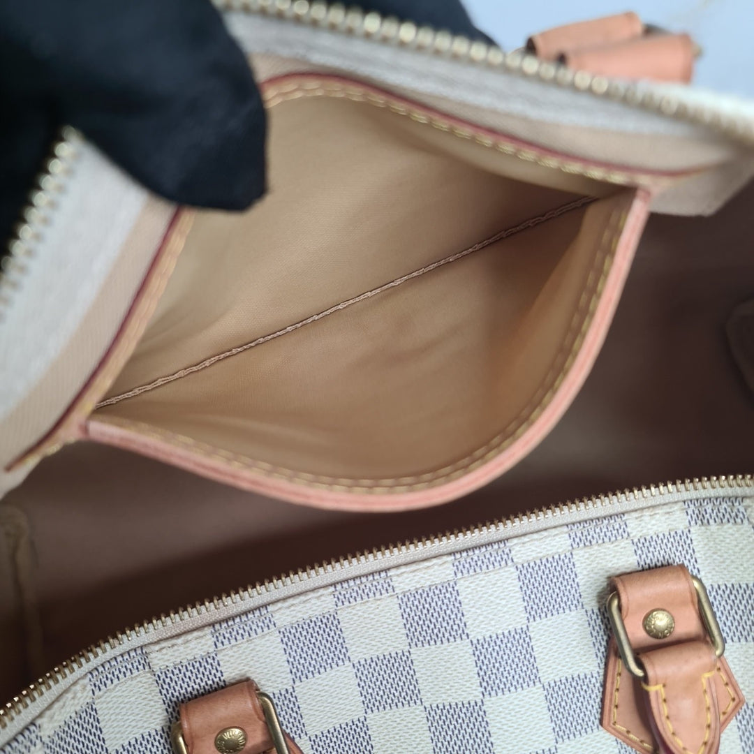 LOUISVUITTON Damier Azur Speedy 35 - Marichelle's Empire 