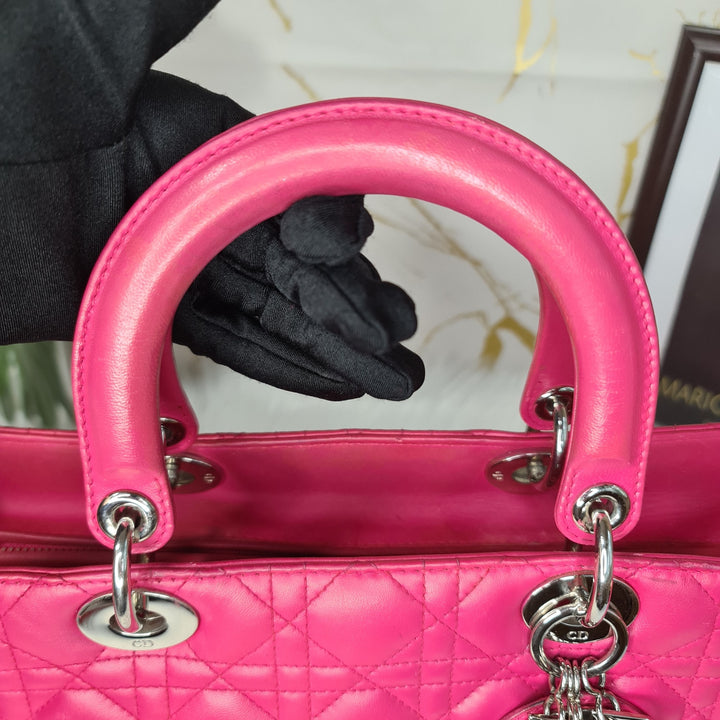 Lady DIOR Lambskin (Large) - Marichelle's Empire 