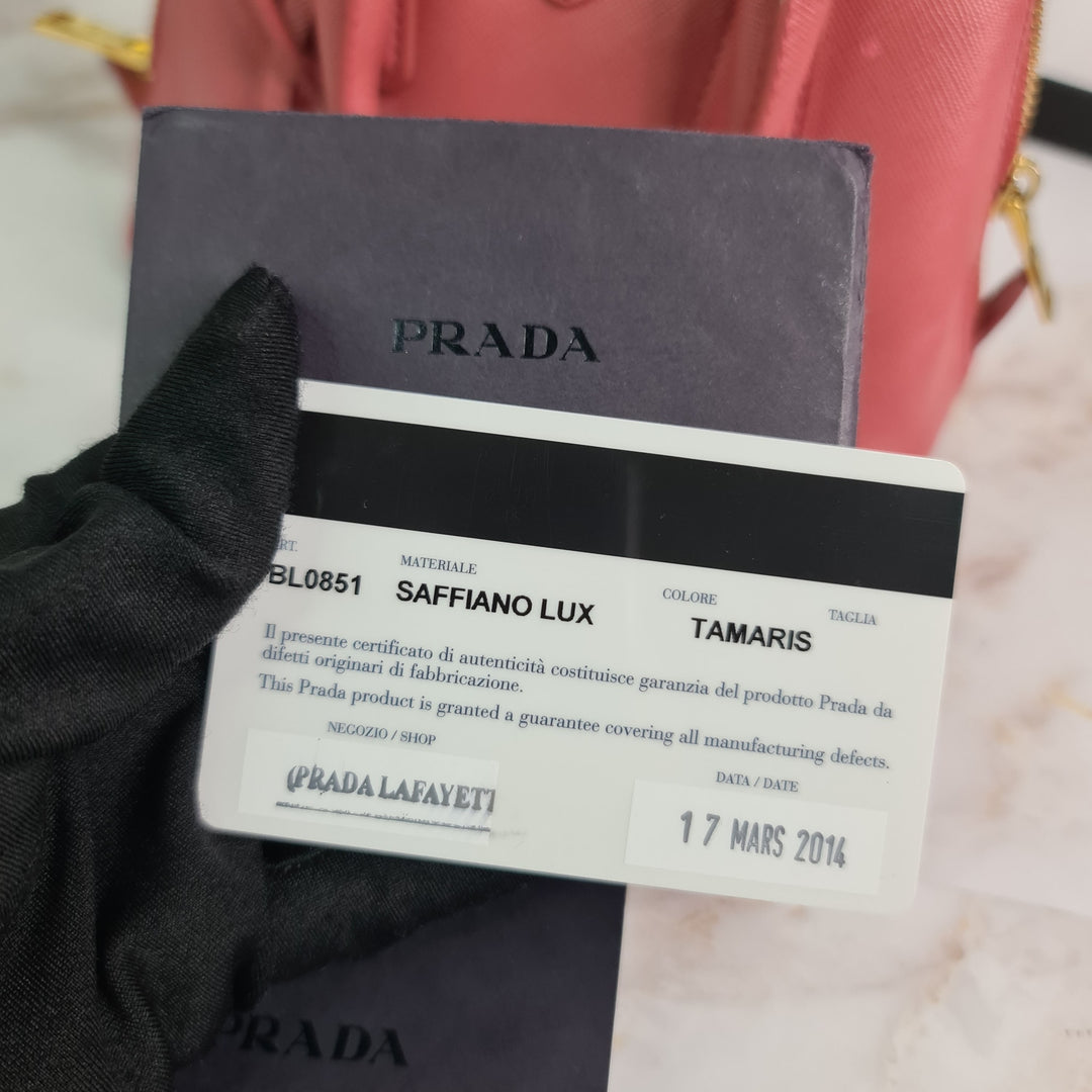 PRADA  Saffiano Lux Mini - Marichelle's Empire 