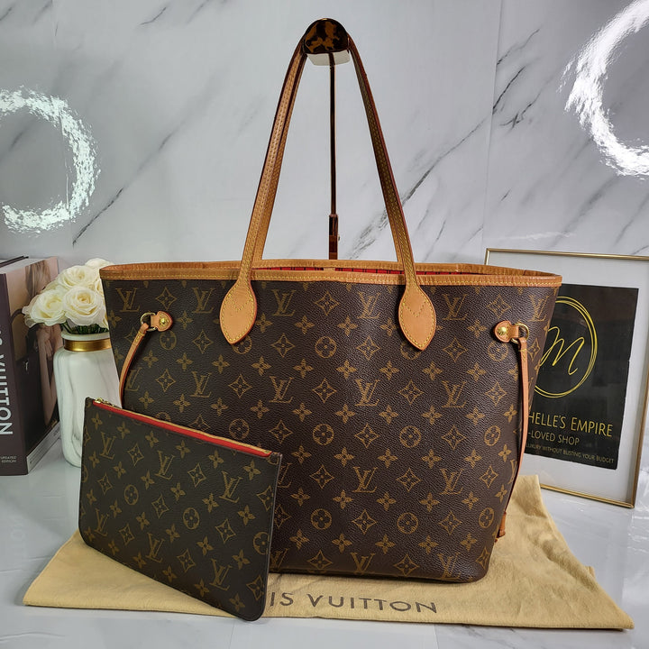 L O U I S V U I T T O N Monogram Neverfull MM w/ Pouch - Marichelle's Empire 