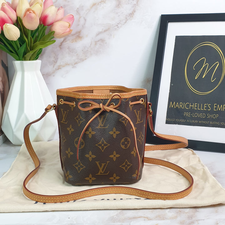 L O U I S V U I T T O N Monogram Noe Nano - Marichelle's Empire 