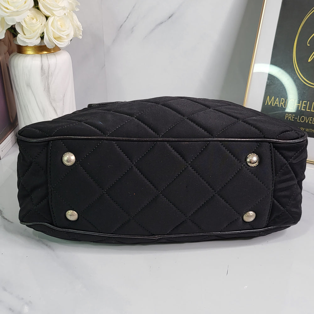 Prada Tessuto Quilted Duffle Bag - Marichelle's Empire 