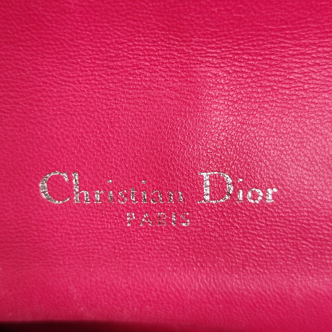 Christian Dior Fuchsia Lambskin Cannage Miss Dior Flap - Marichelle's Empire 