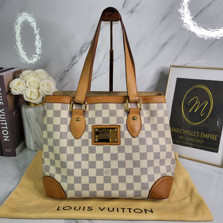 Louis Vuitton Damier Azur Hampstead PM - Marichelle's Empire 