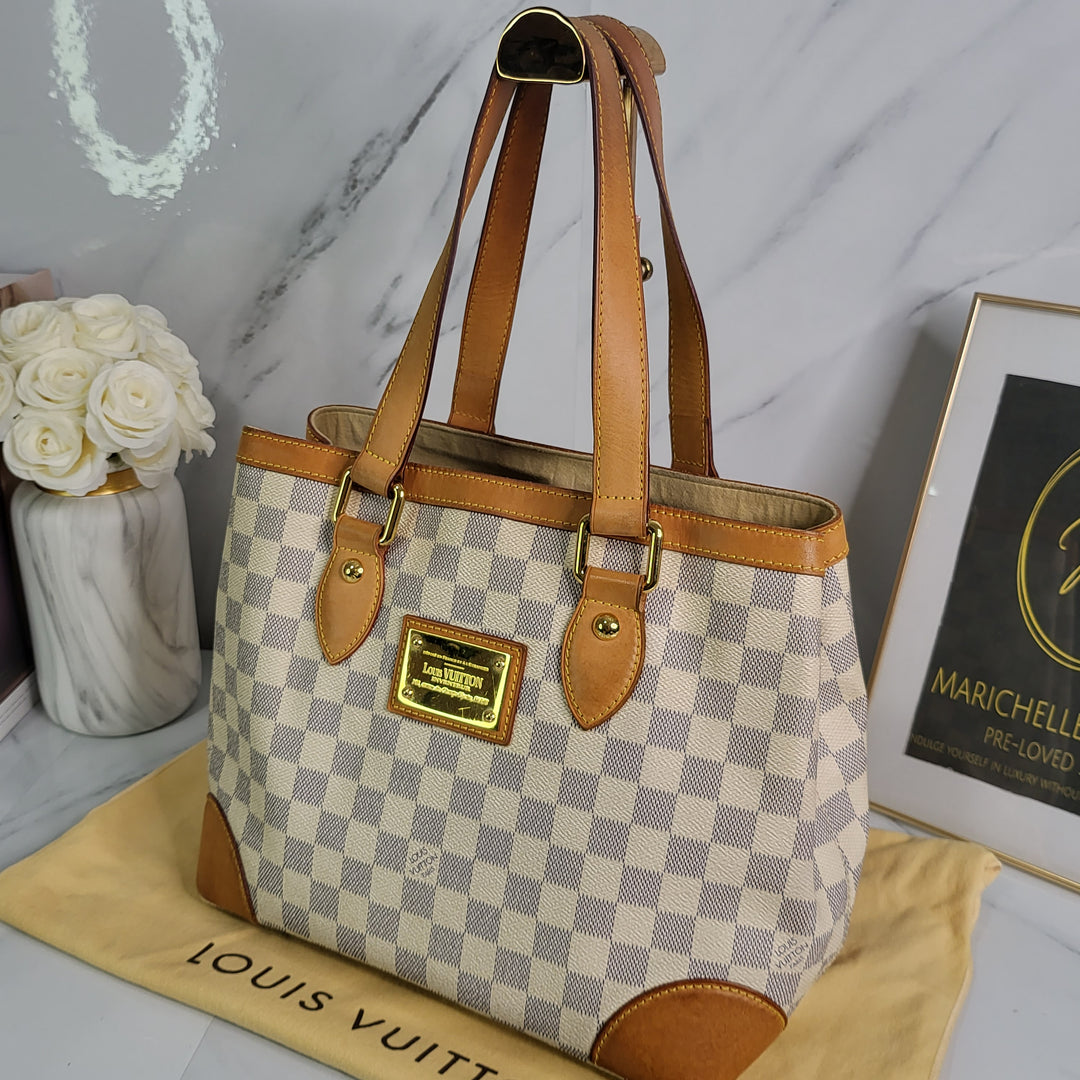 Louis Vuitton Damier Azur Hampstead PM - Marichelle's Empire 