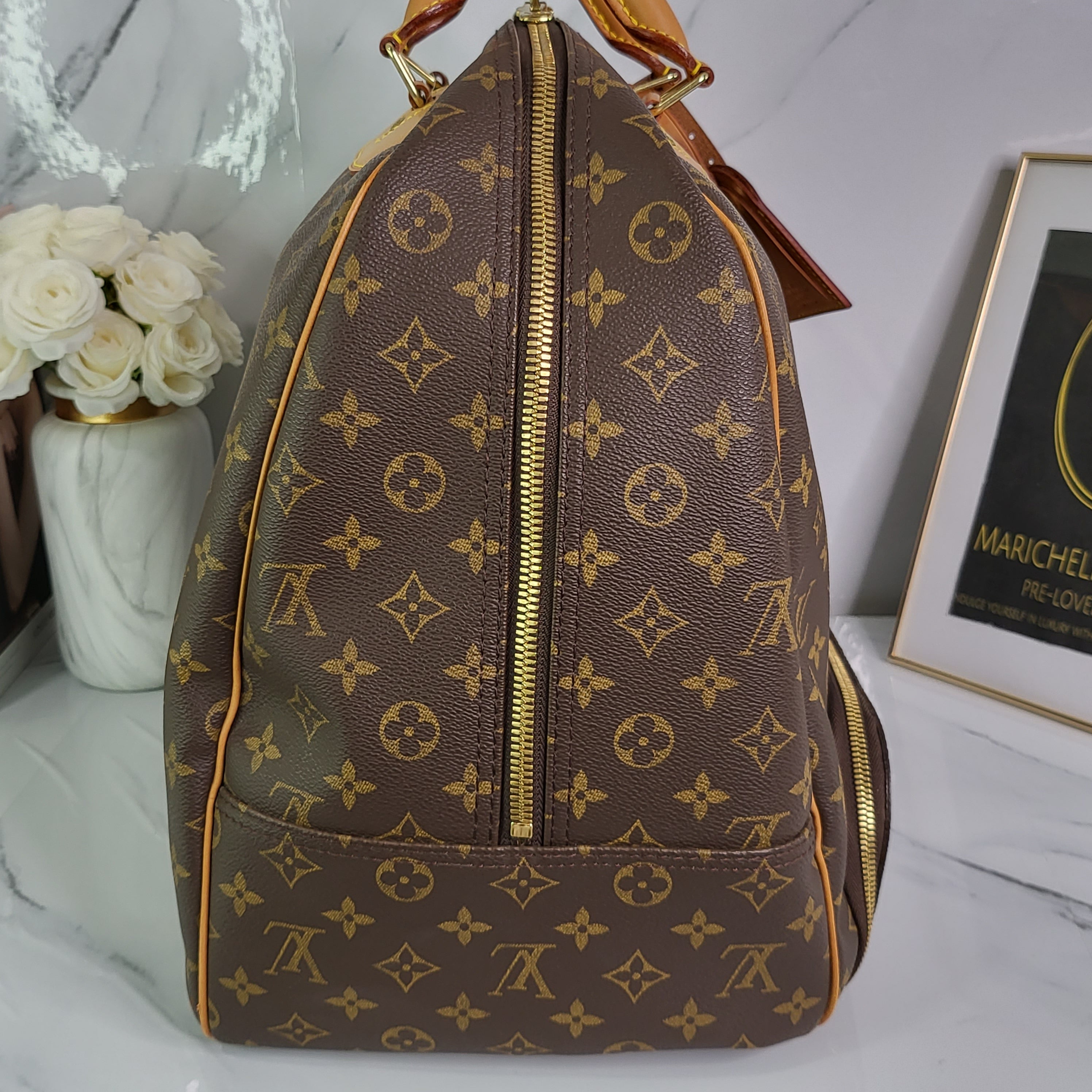 PRELOVED Louis Vuitton Monogram Evasion Boston Travel Hand Bag VI0092 –  KimmieBBags LLC