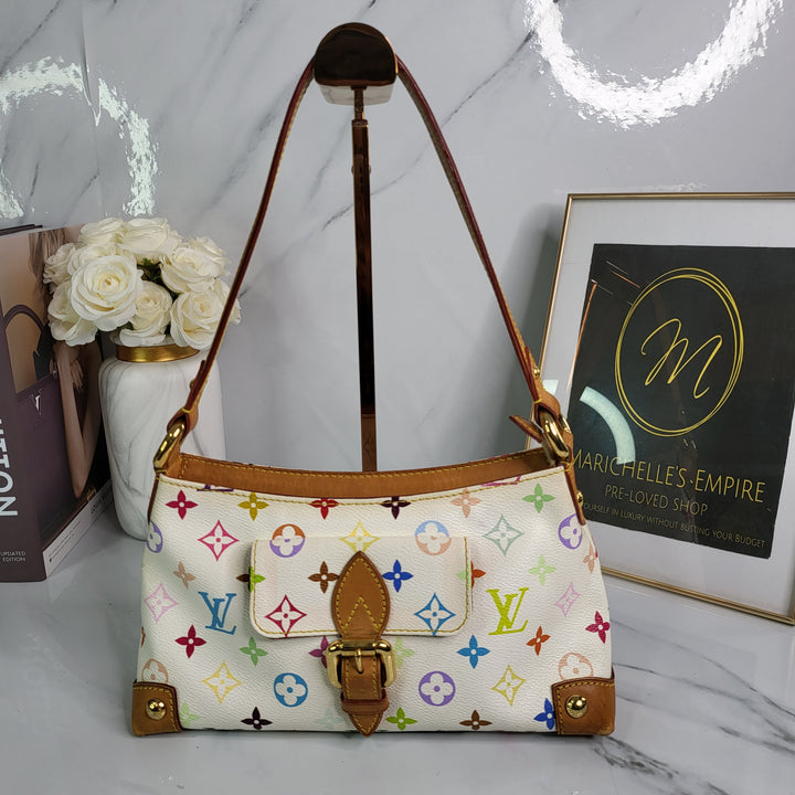 Louis Vuitton White Multicolor Eliza - Marichelle's Empire 