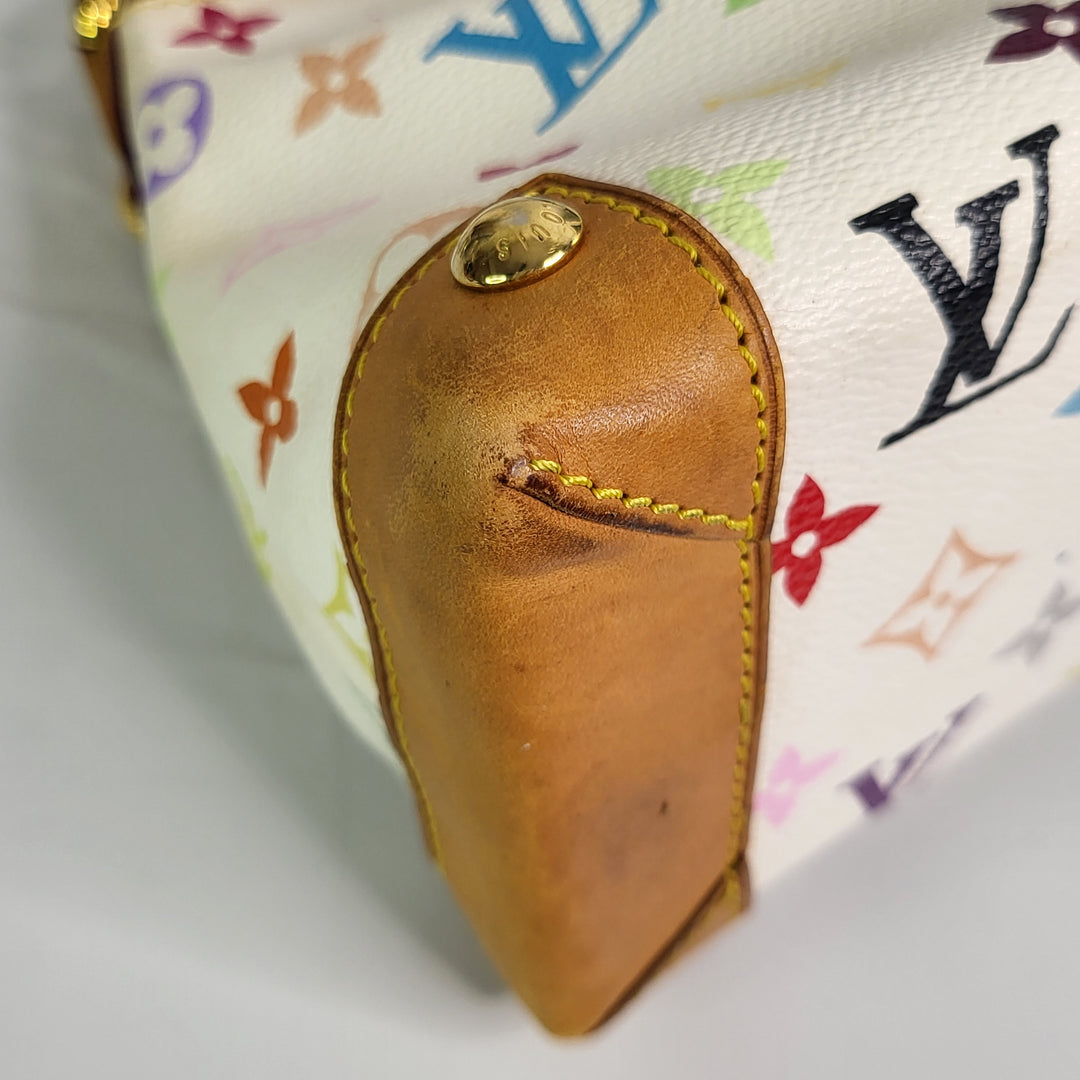 Louis Vuitton White Multicolor Eliza - Marichelle's Empire 