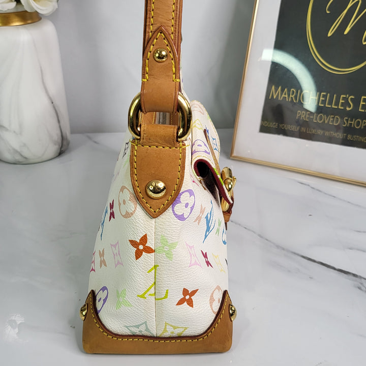 Louis Vuitton White Multicolor Eliza - Marichelle's Empire 