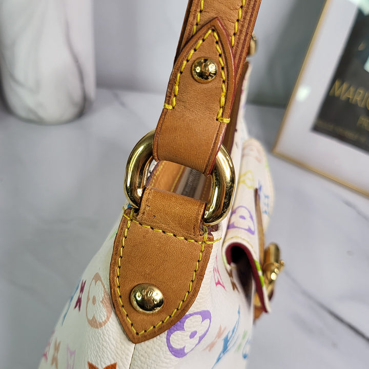 Louis Vuitton White Multicolor Eliza - Marichelle's Empire 