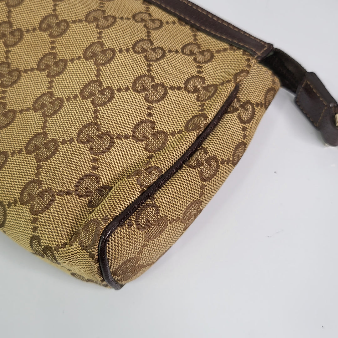 Gucci Canvas D-Ring Pochette Bag - Marichelle's Empire 