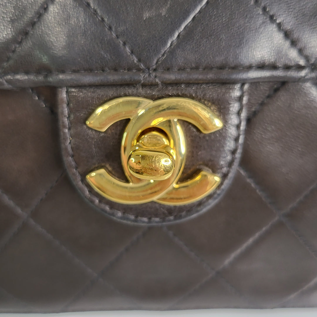 Chanel Lambskin Classic Single Flap Bag