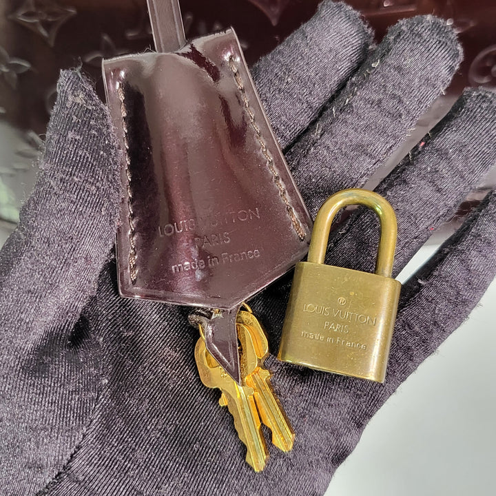 Louis Vuitton Vernis Alma MM Amarante