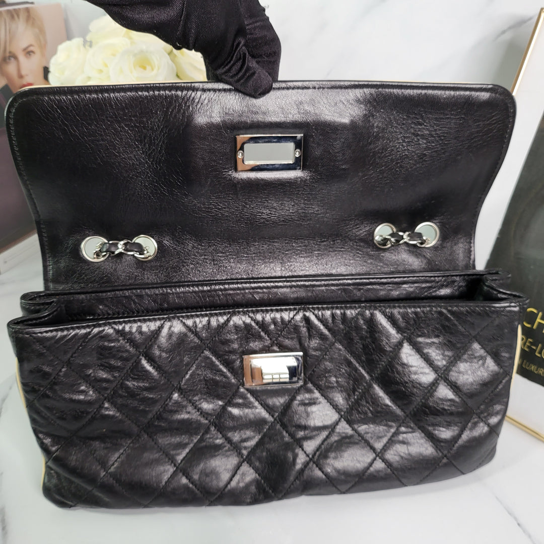 Chanel Calfskin East West Mademoiselle Flap