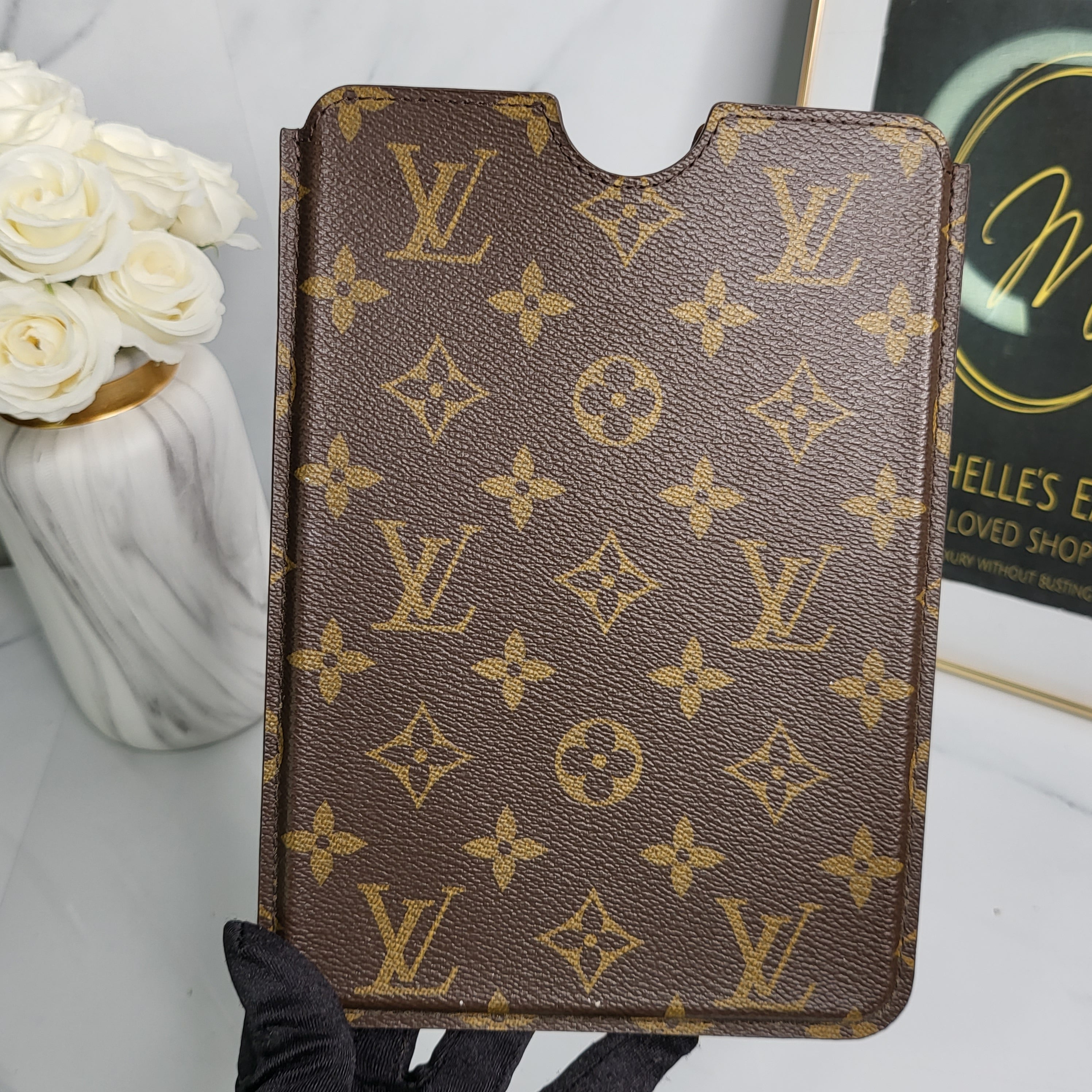 Louis Vuitton Brown Monogram Ipad Mini Cover – The Closet